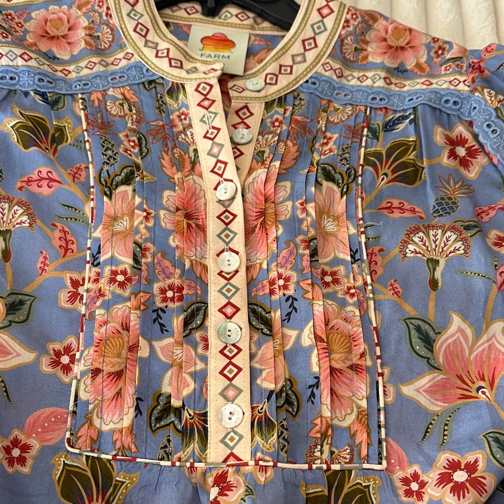 FARM Rio Multicolor Floral Blouse - Picture 8 of 8